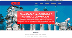 Desktop Screenshot of microkits.com.br